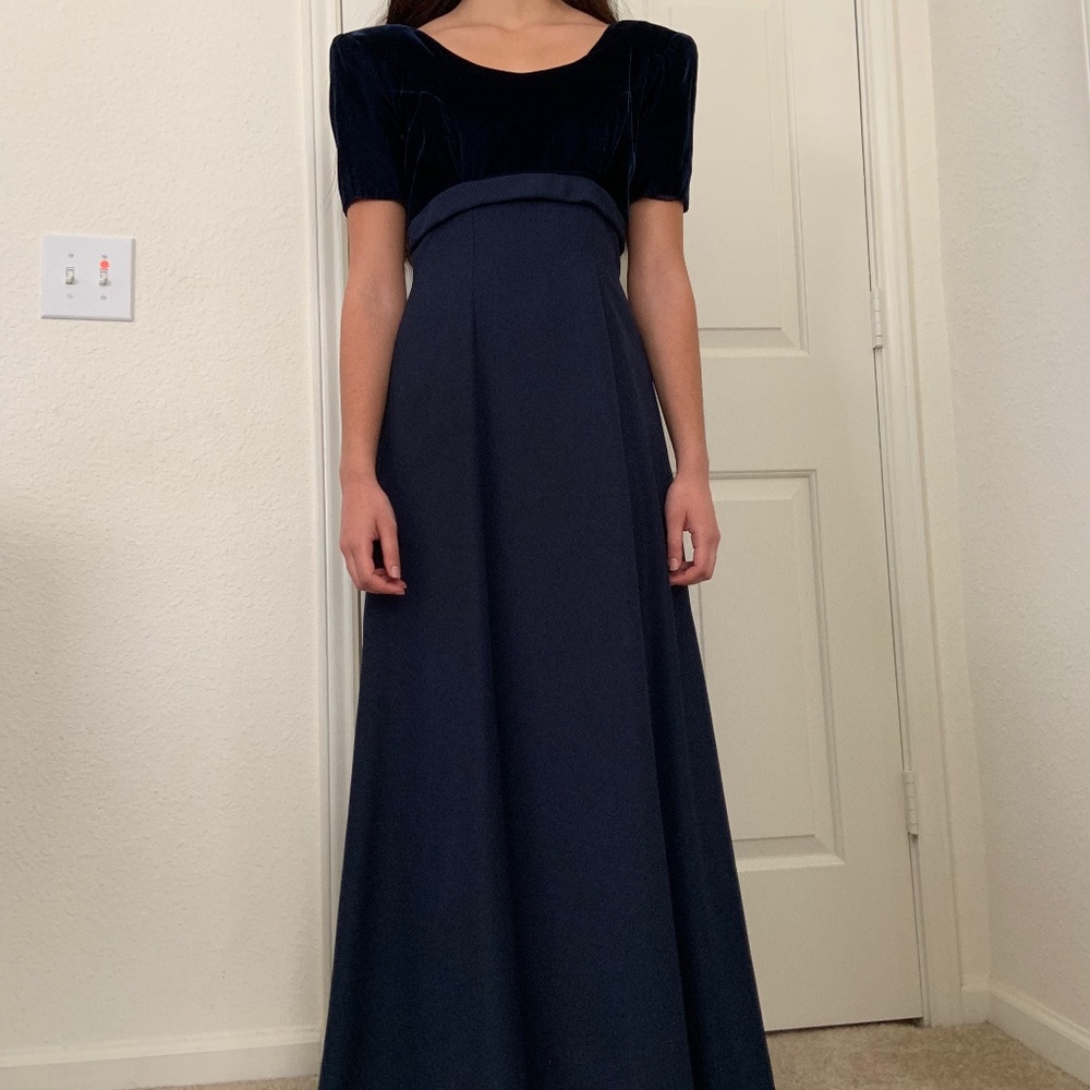 Navy Formal Full-Length Gown